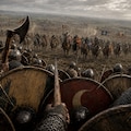 【歴史：『1066年10月14日、センラックの丘を登るノルマン騎兵』】 2枚目