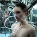 FANZA同人でAI生成動画集「美女と触手01」を発売しました。 4枚目