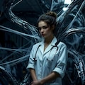 FANZA同人でAI生成動画集「美女と触手01」を発売しました。 9枚目