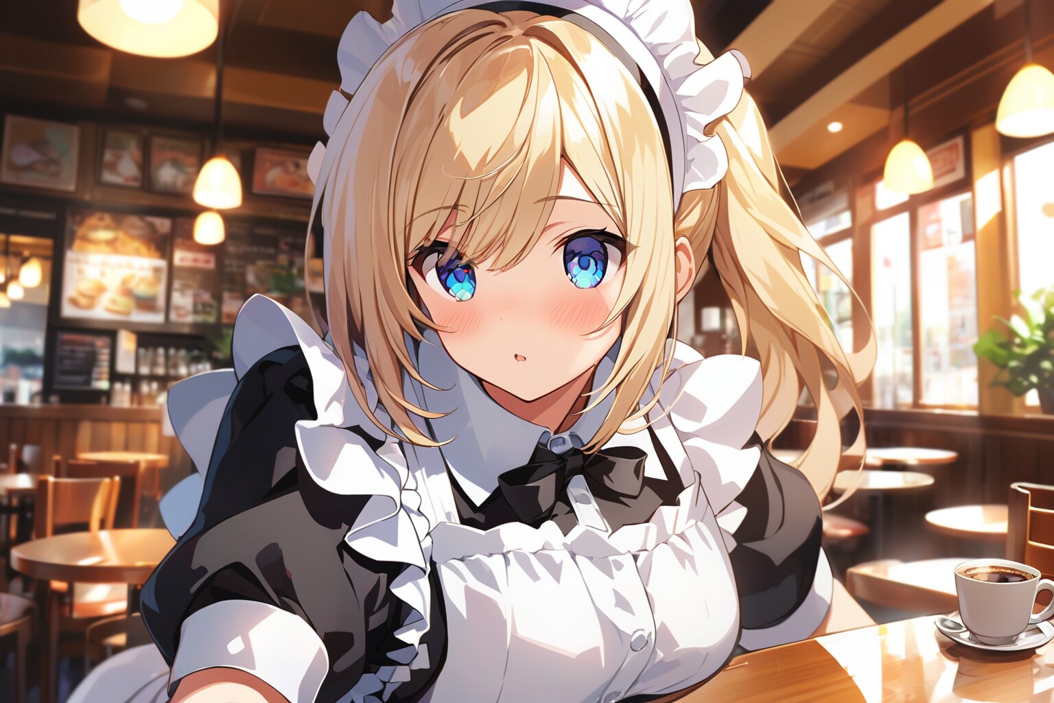 休憩中のメイドさん | の人気AIイラスト・グラビア