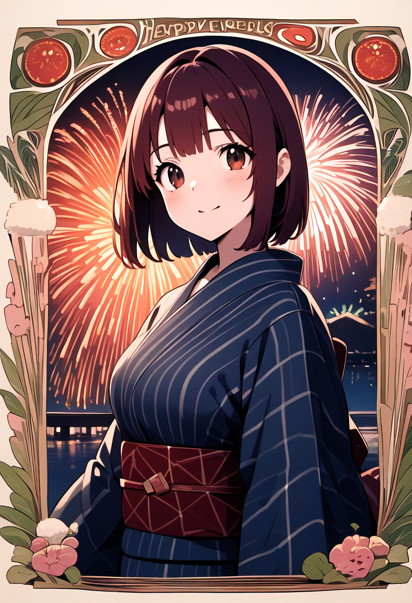 花火カードSR | の人気AIイラスト・グラビア