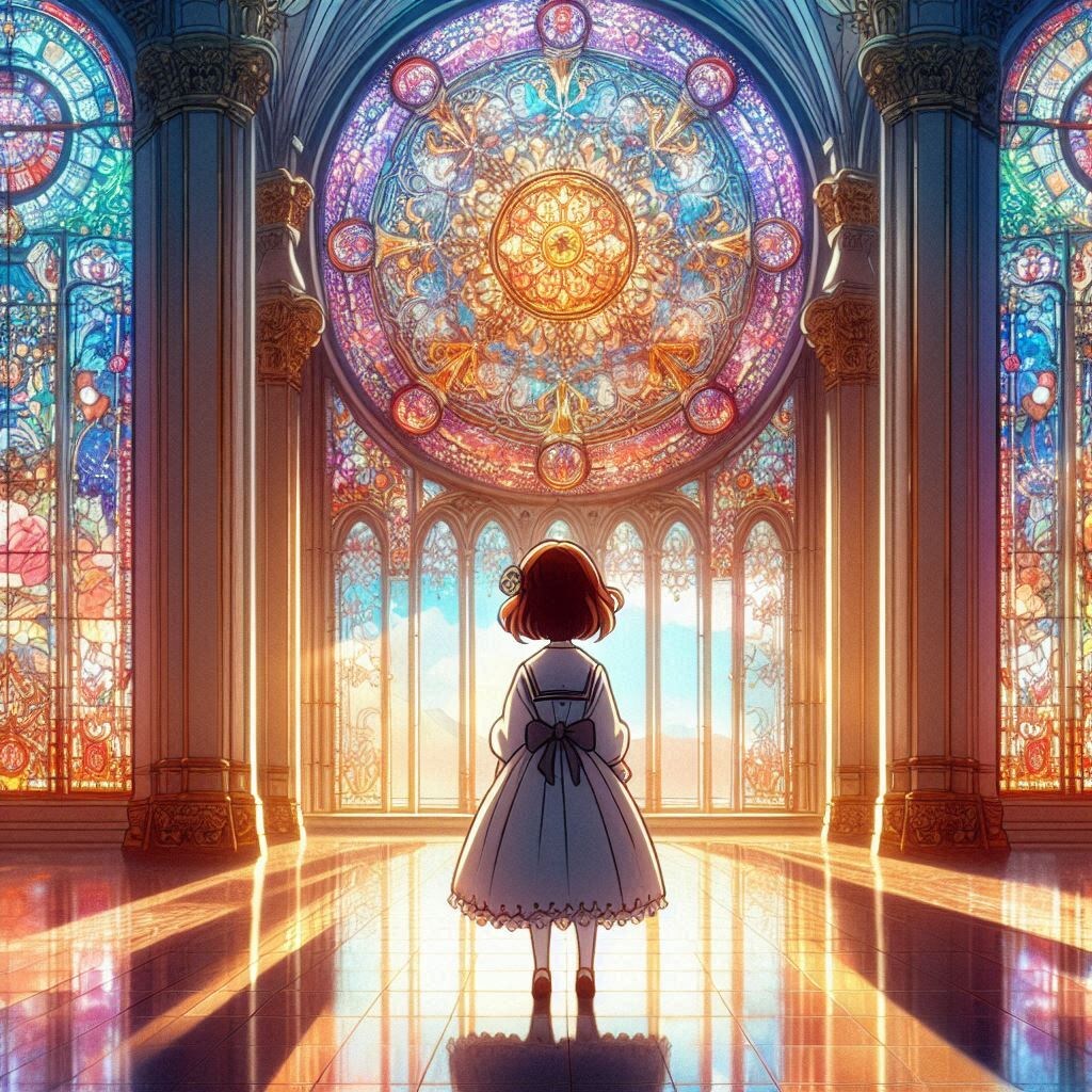 ステンドガラスに魅了される