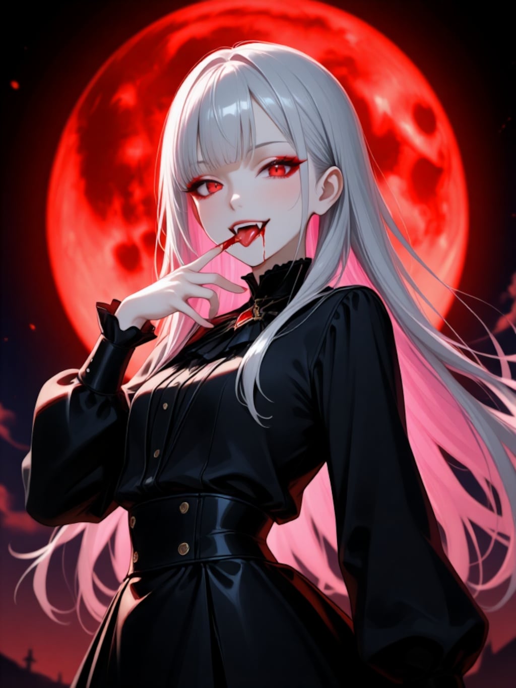 月曜日担当　銀髪吸血姫ちゃん