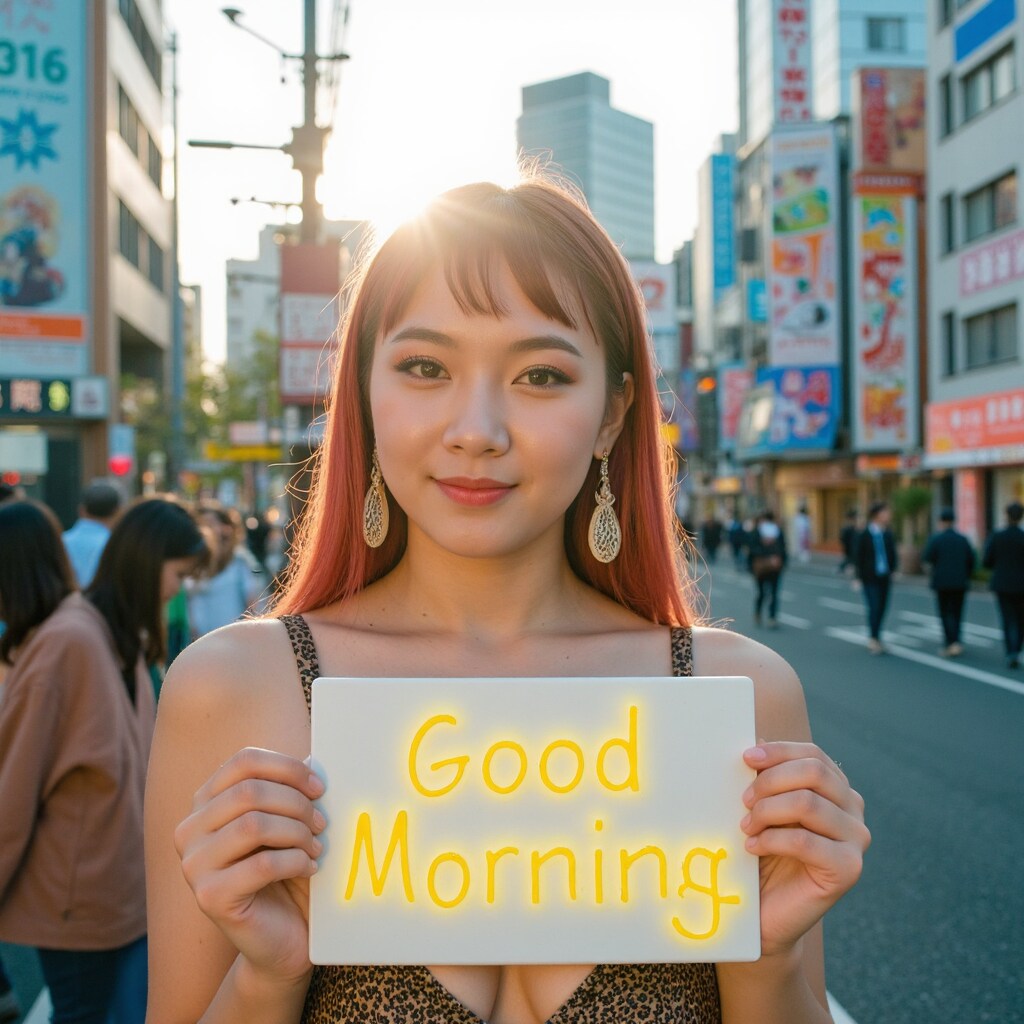街角Good Morningガール１