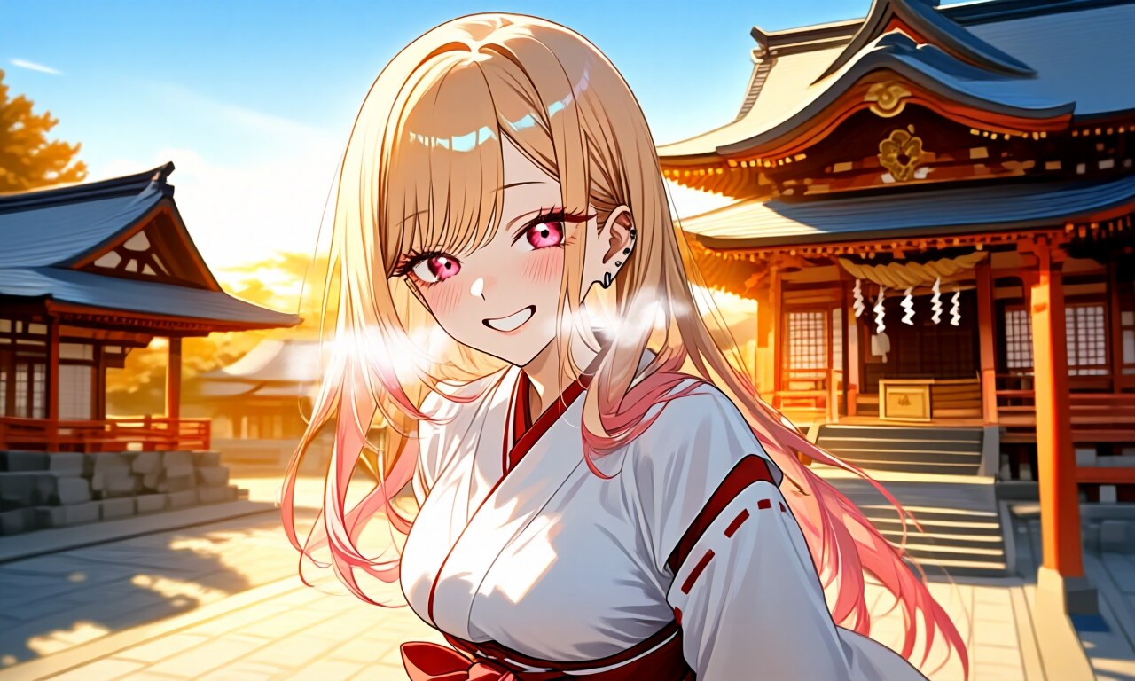 巫女海夢ちゃん | の人気AIイラスト・グラビア