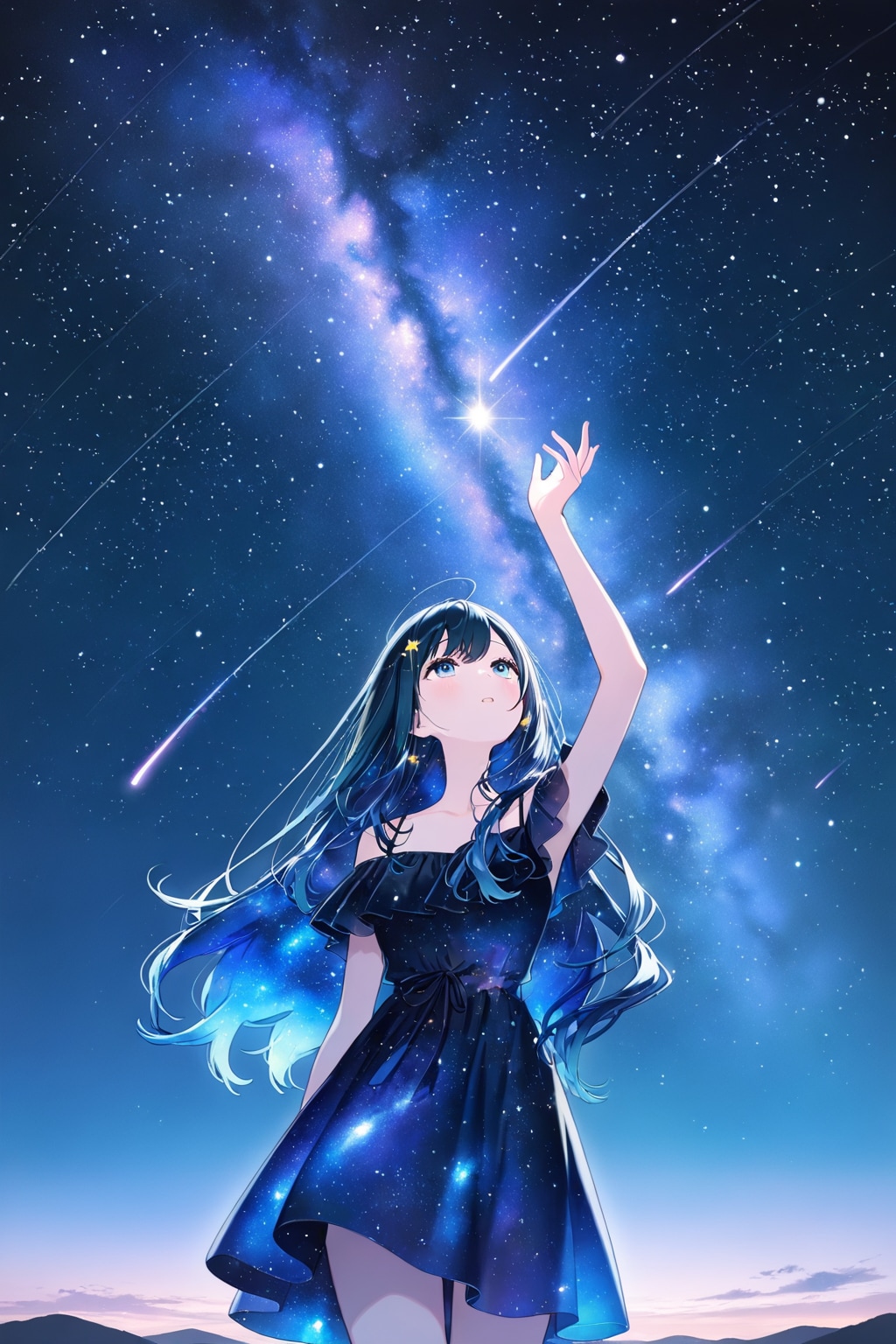 手を伸ばせば掴めそうな星