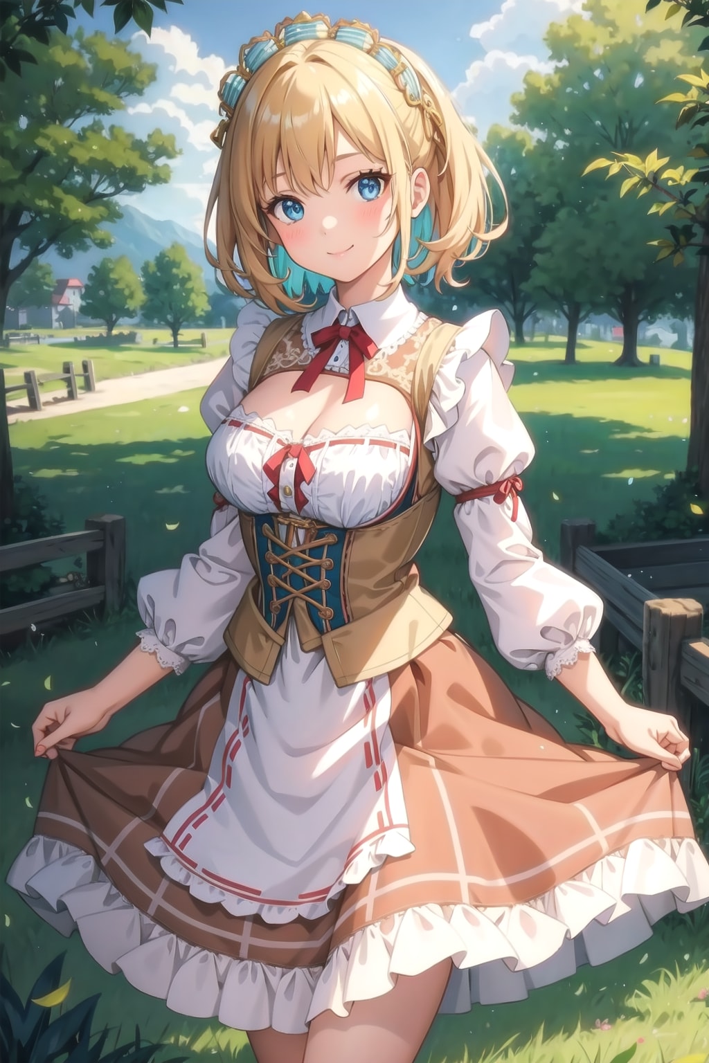 小さな村の看板娘