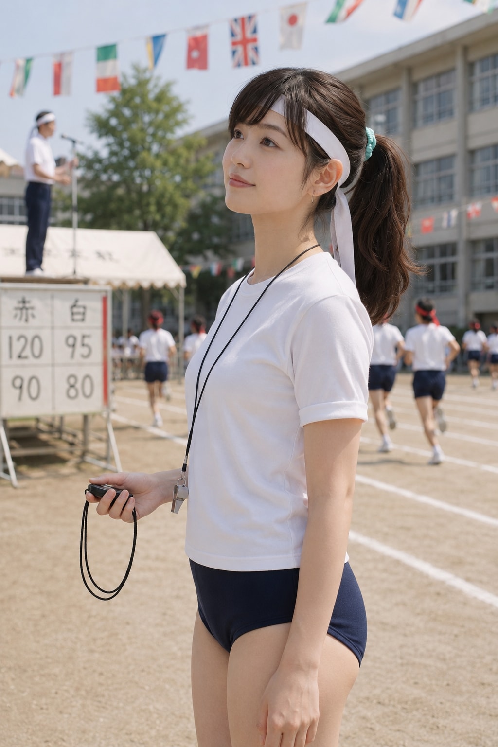 運動会はのん先生