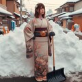 雪かきも大変 5枚目