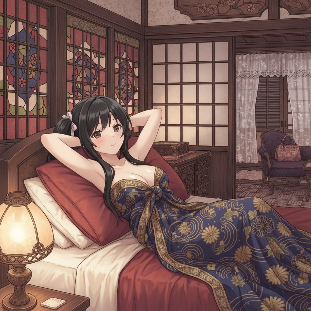 黒ツイさん。風呂敷