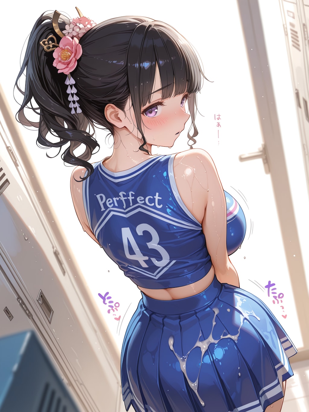 着衣ぶっかけ