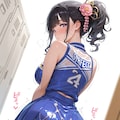 着衣ぶっかけ 4枚目