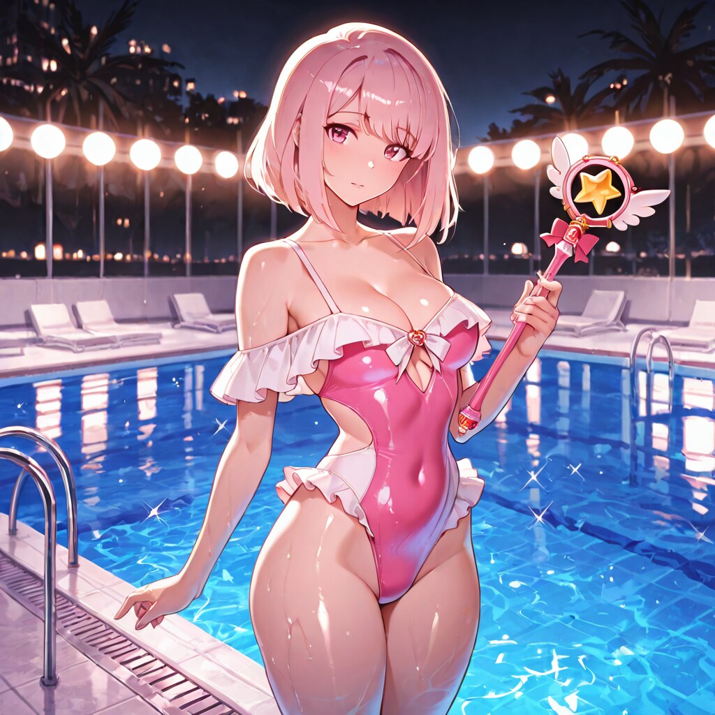 魔法少女さんの水着