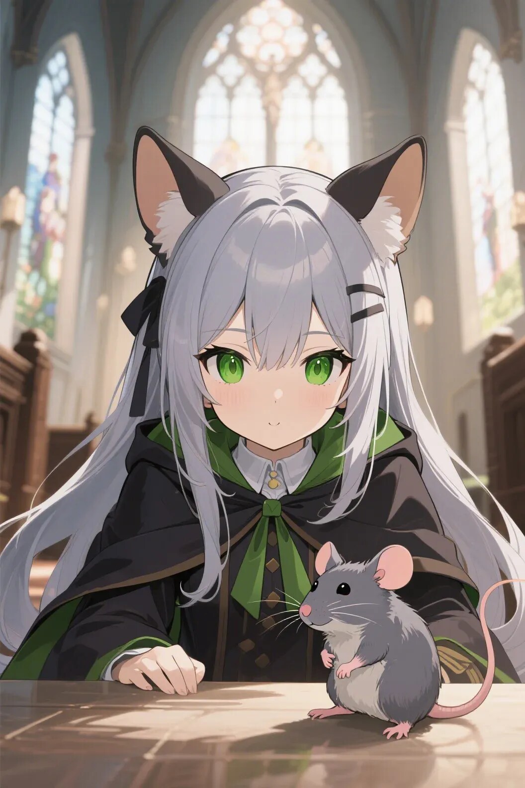 ステラちゃんとネズミ | の人気AIイラスト・グラビア