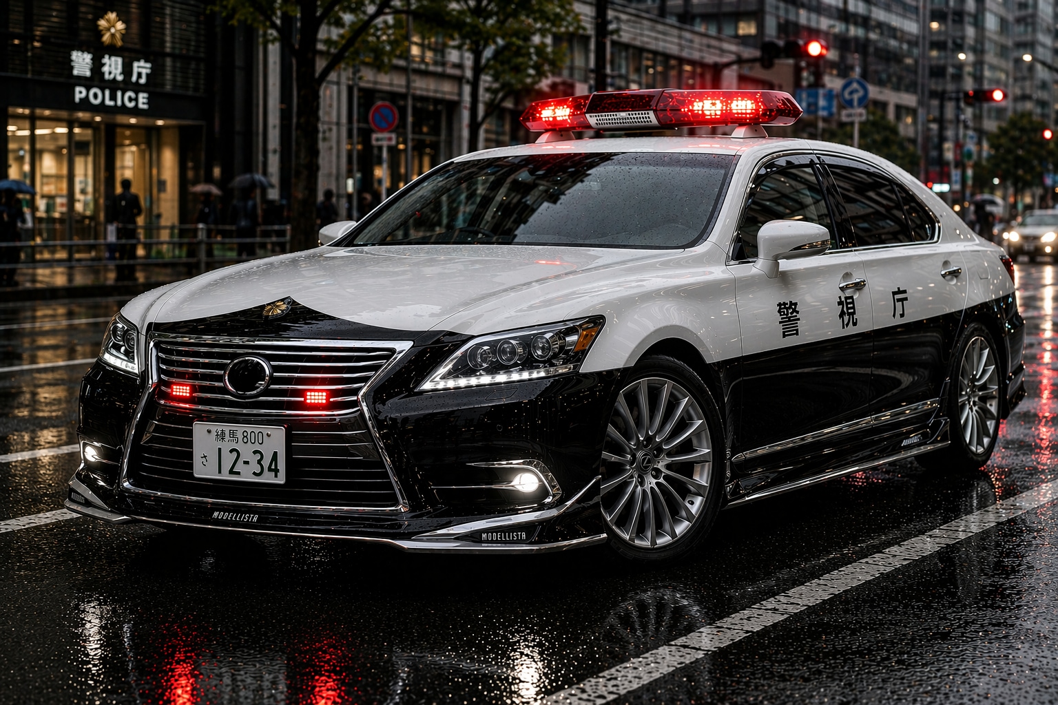 国産ラグジュアリー警ら車 | の人気AIイラスト・グラビア