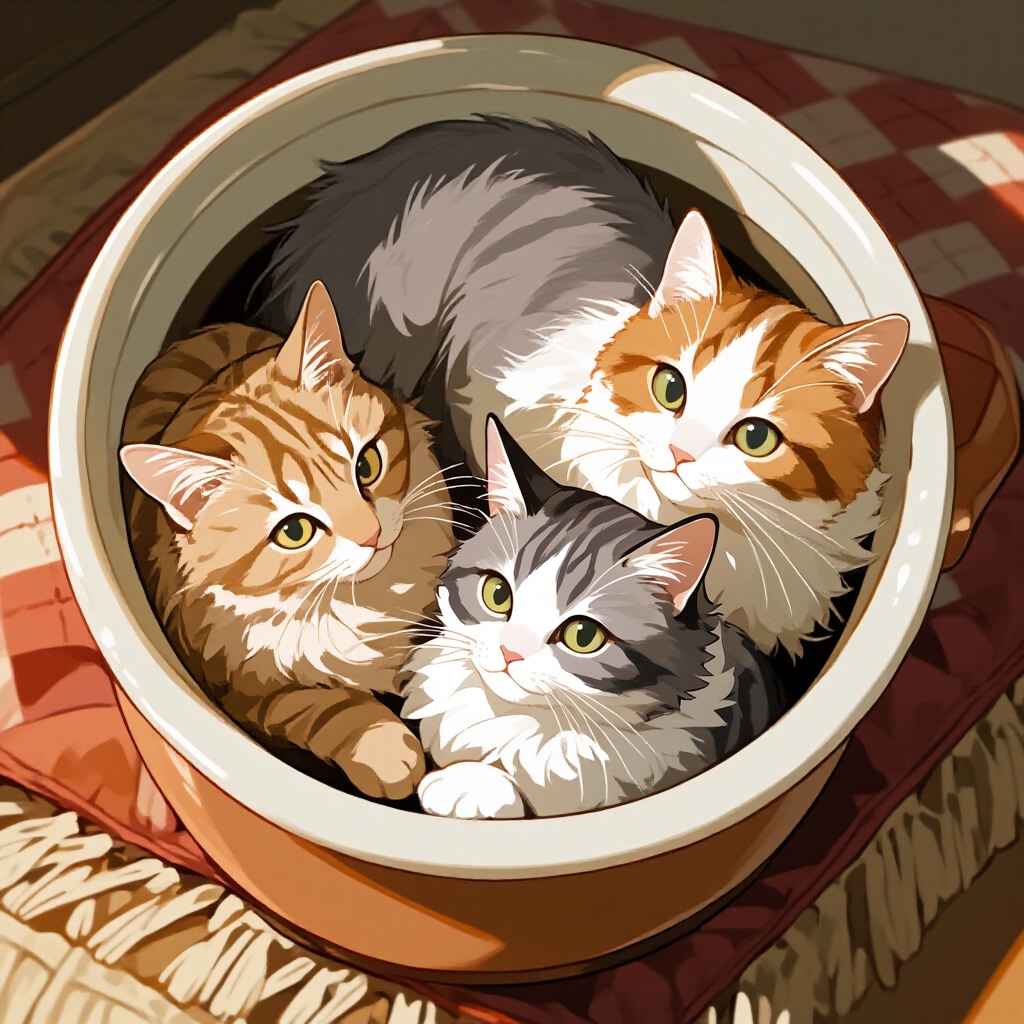 三色ねこスープ