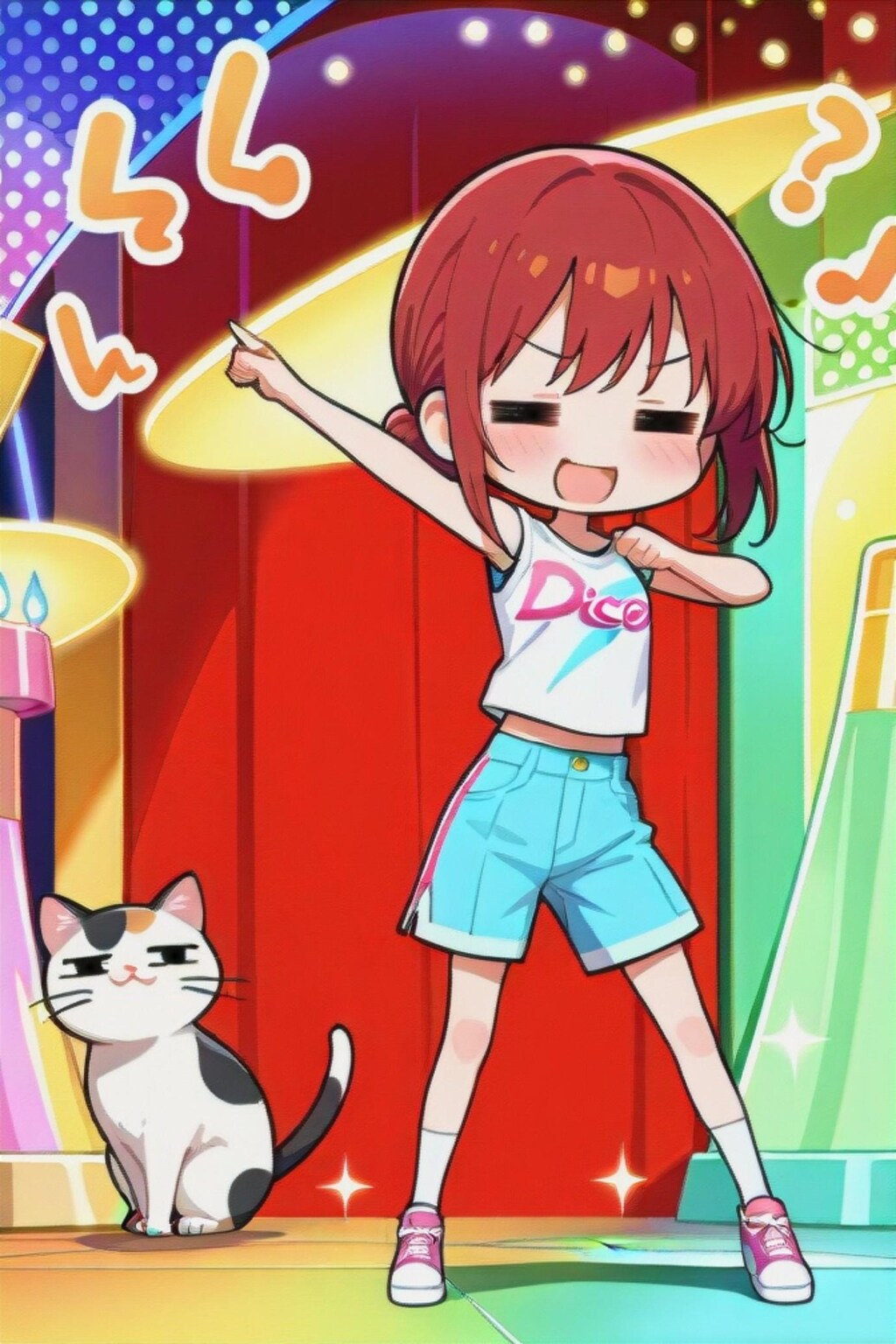 踊る赤髪ちゃん