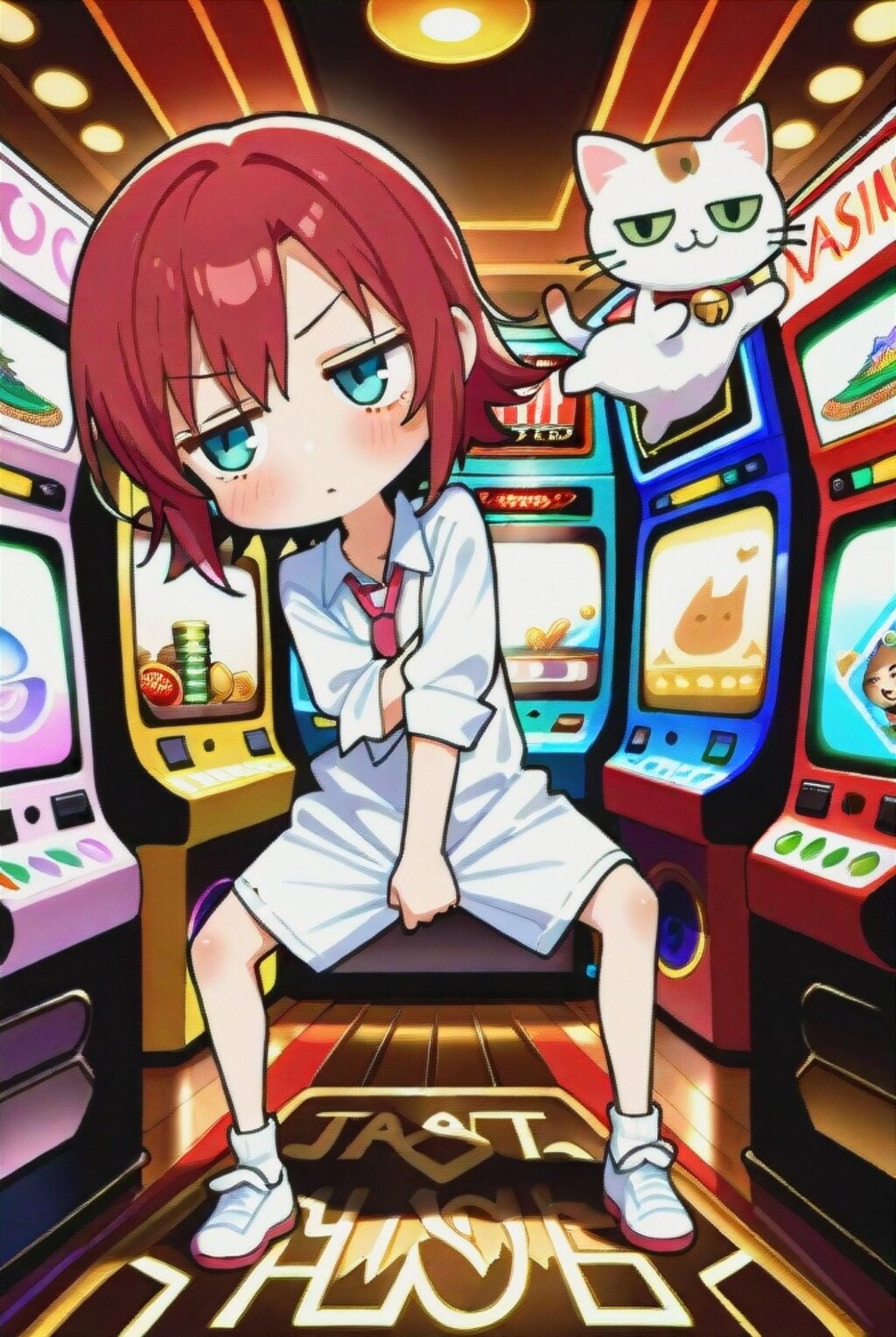 踊る赤髪ちゃん