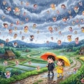 雨の妖精たち 8枚目