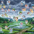 雨の妖精たち 2枚目