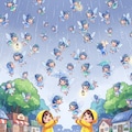 雨の妖精たち 3枚目