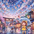 雨の妖精たち 9枚目