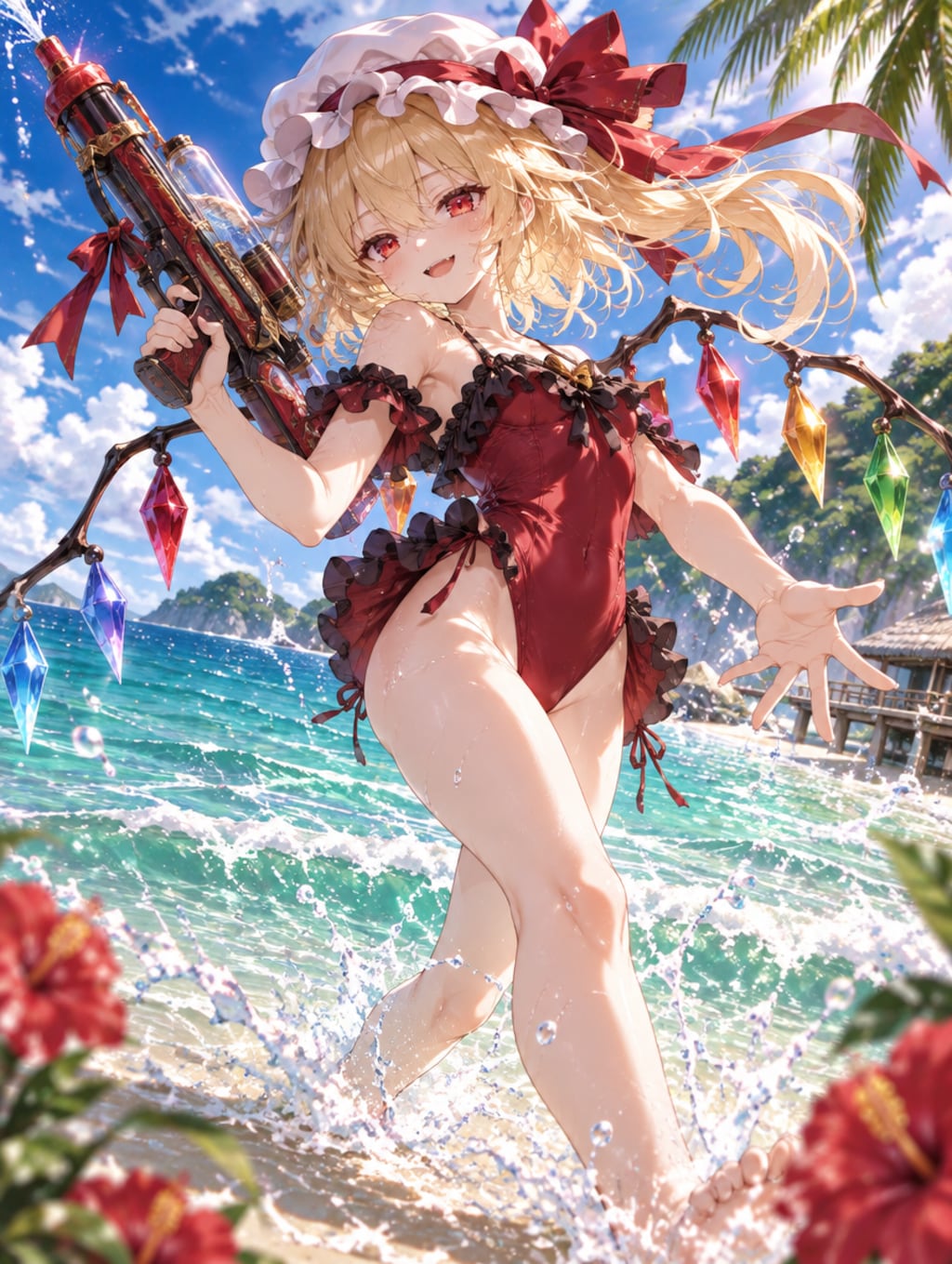 吸血鬼少女,水着