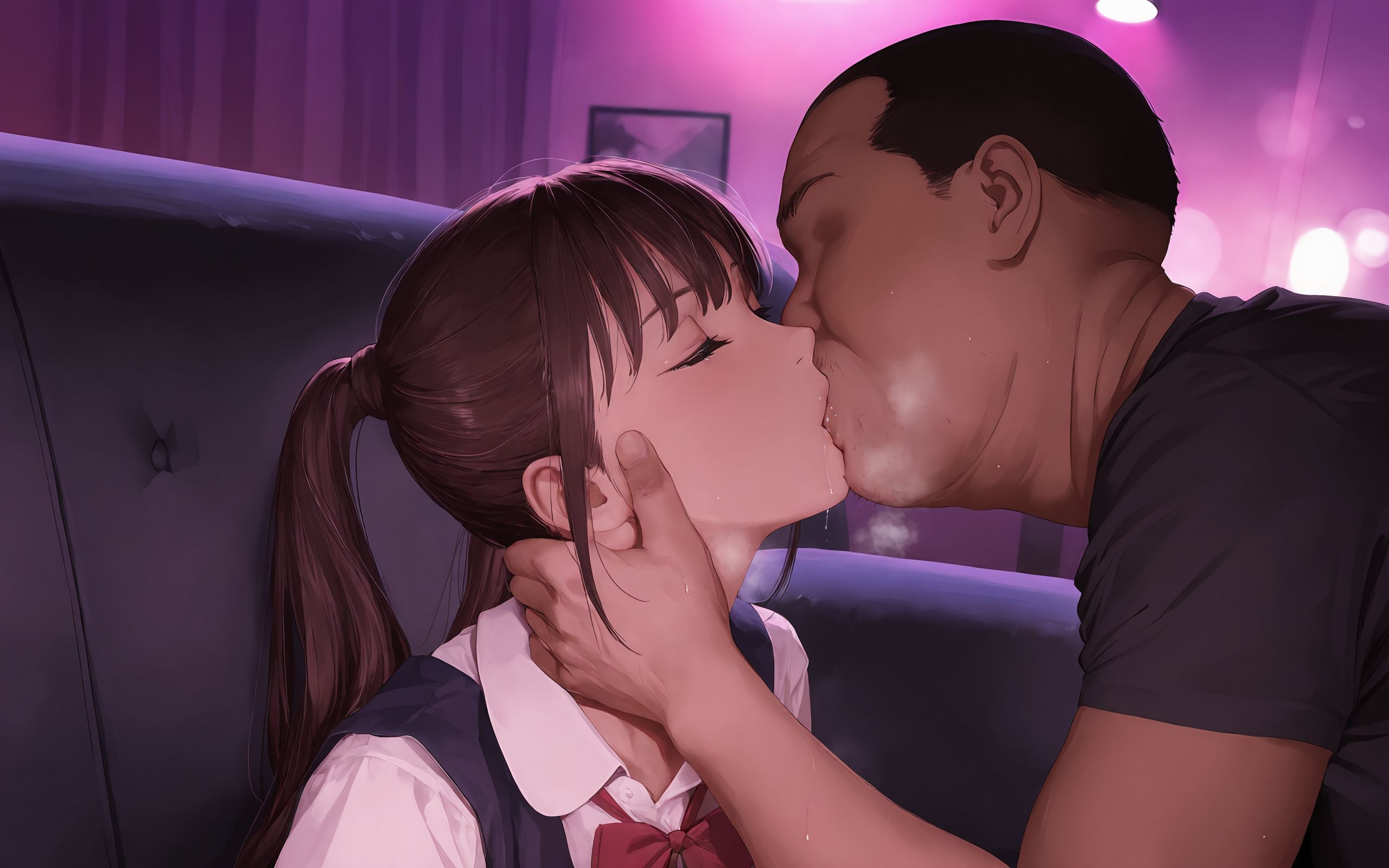 何故か慕ってくれる姪っ子とのキス