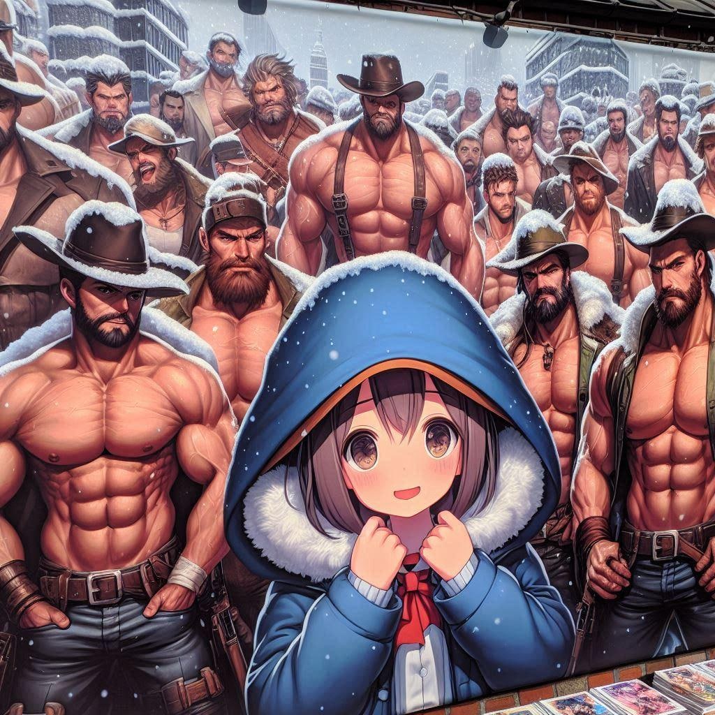 マッチョ売りの少女