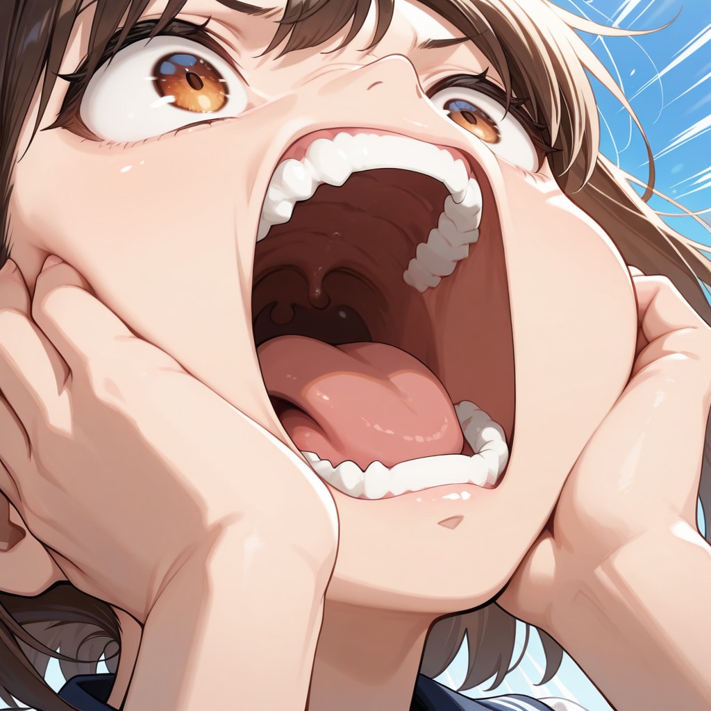 ものごっつ叫ぶ御嬢さん | の人気AIイラスト・グラビア