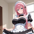 パン見せメイド　巡音ルカ 8枚目