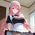 パン見せメイド　巡音ルカ 10枚目