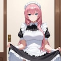 パン見せメイド　巡音ルカ 6枚目