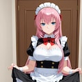 パン見せメイド　巡音ルカ 12枚目