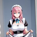 パン見せメイド　巡音ルカ 5枚目