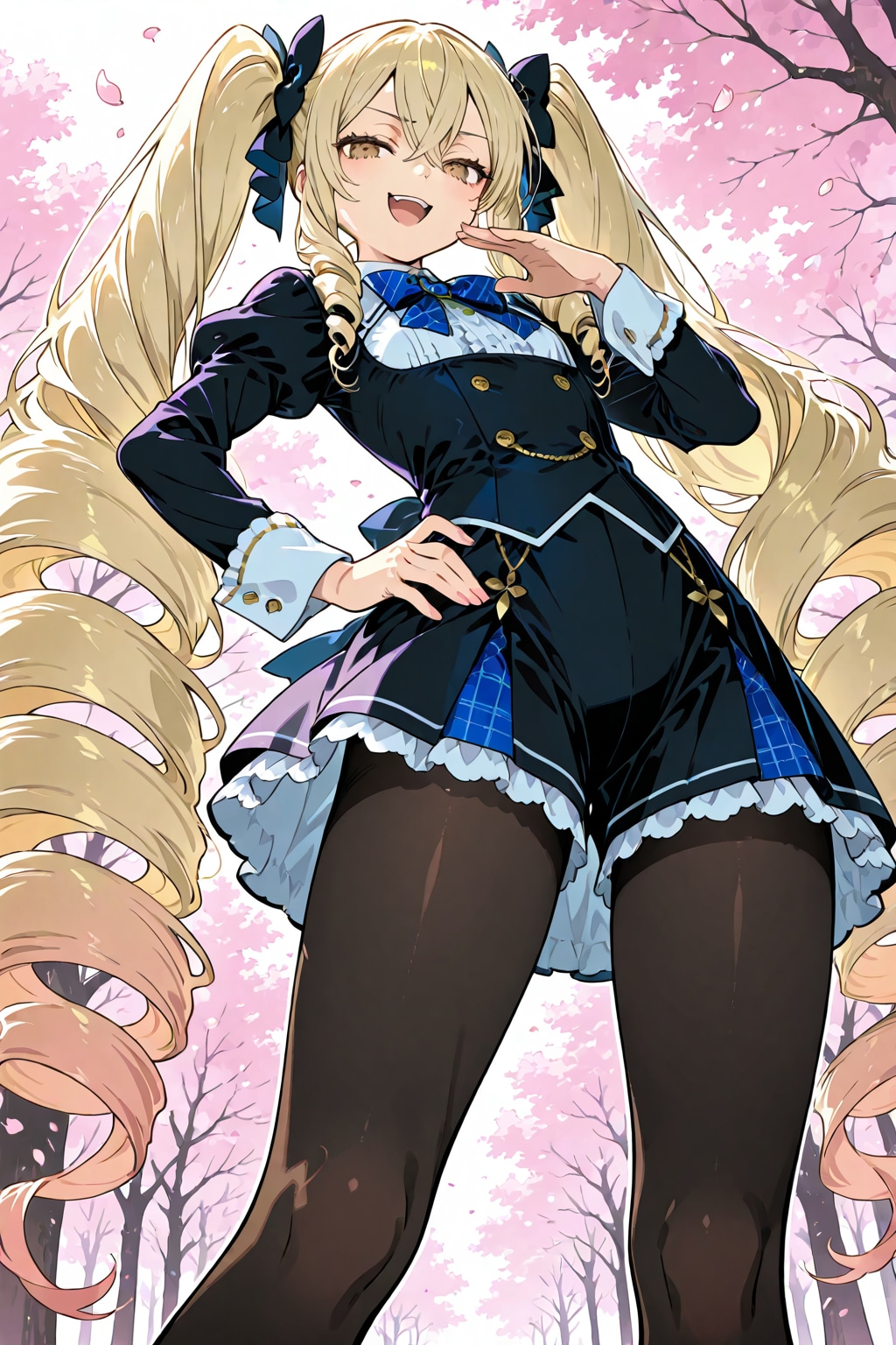 お花見の準備はよろしくて?