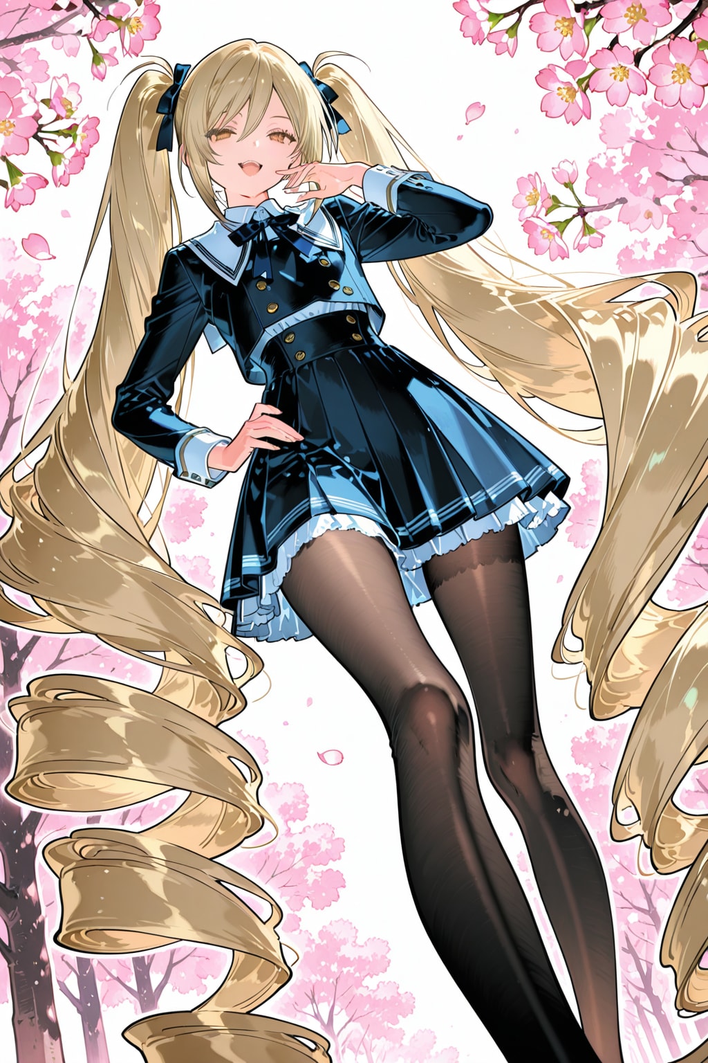 お花見の準備はよろしくて?