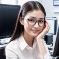 メガネ美女と働きたい？ 4枚目