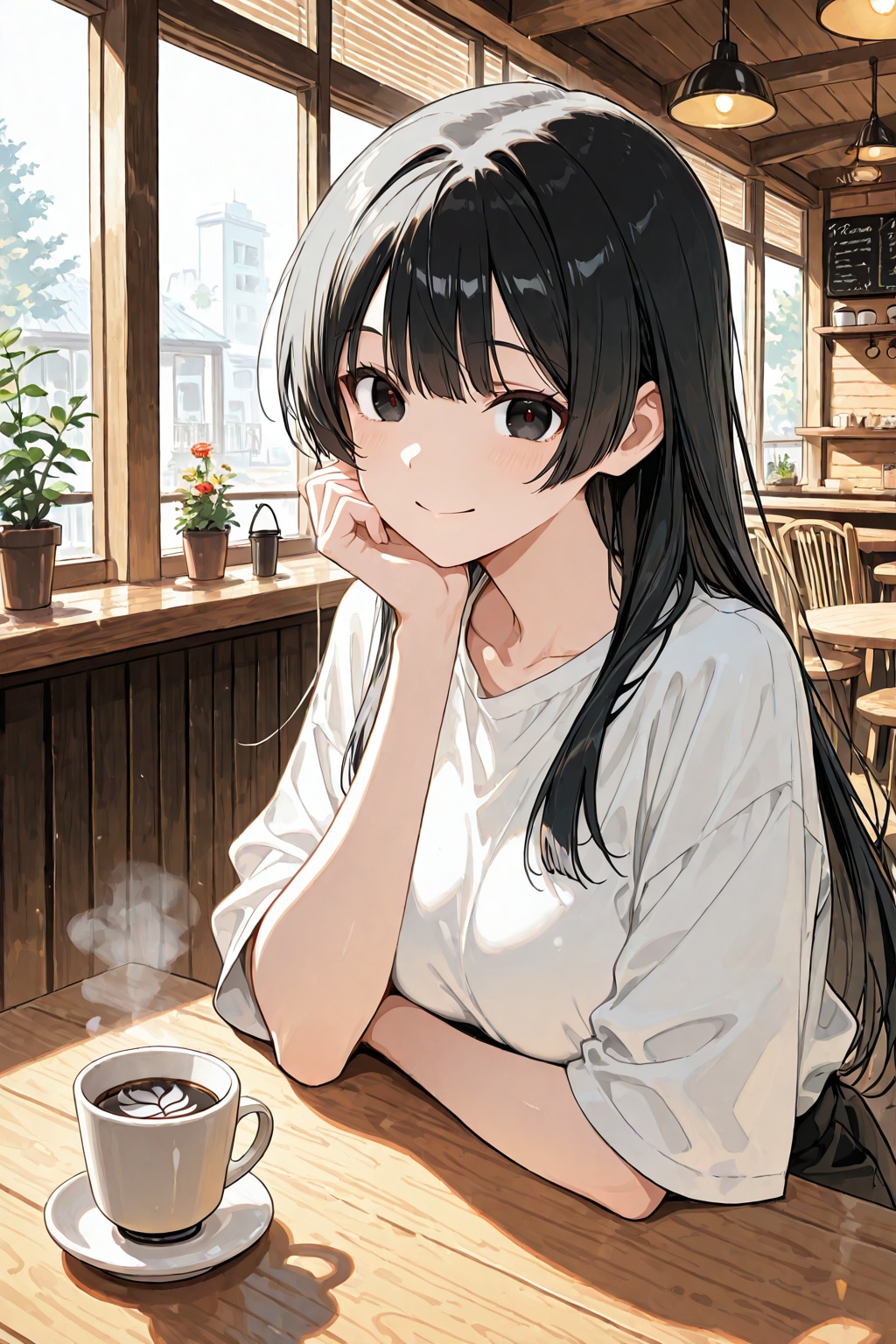 カフェのひと時12