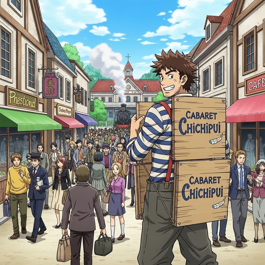 街のサンドイッチマン