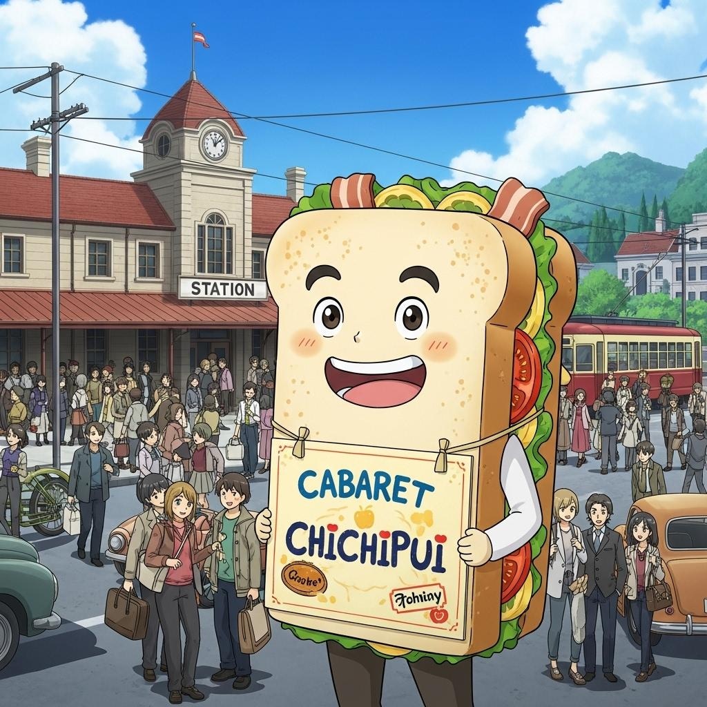 街のサンドイッチマン