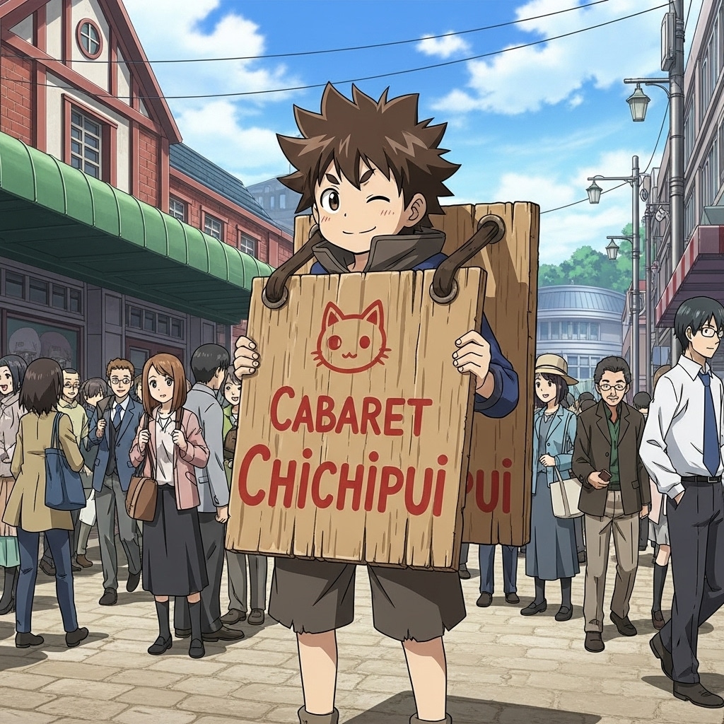 街のサンドイッチマン