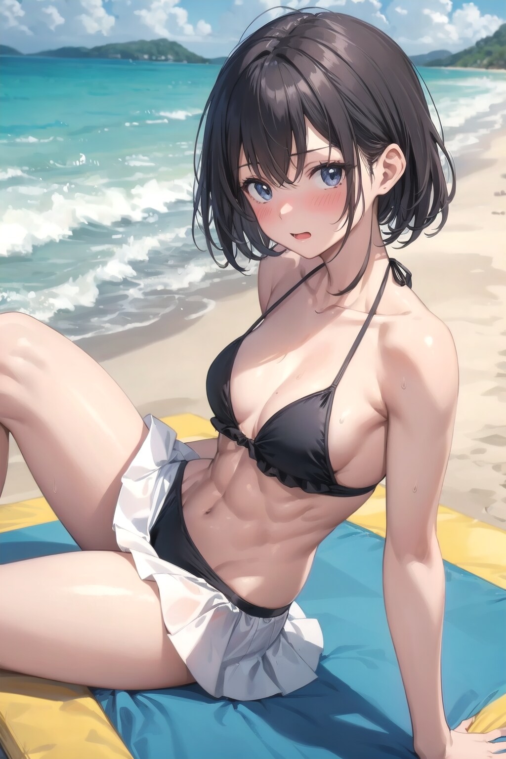 スタイル抜群の部活少女