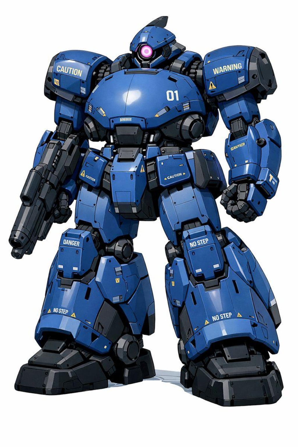 AIガチャ戦機　量産機／発展型指揮官機　立ち絵＆フィギア