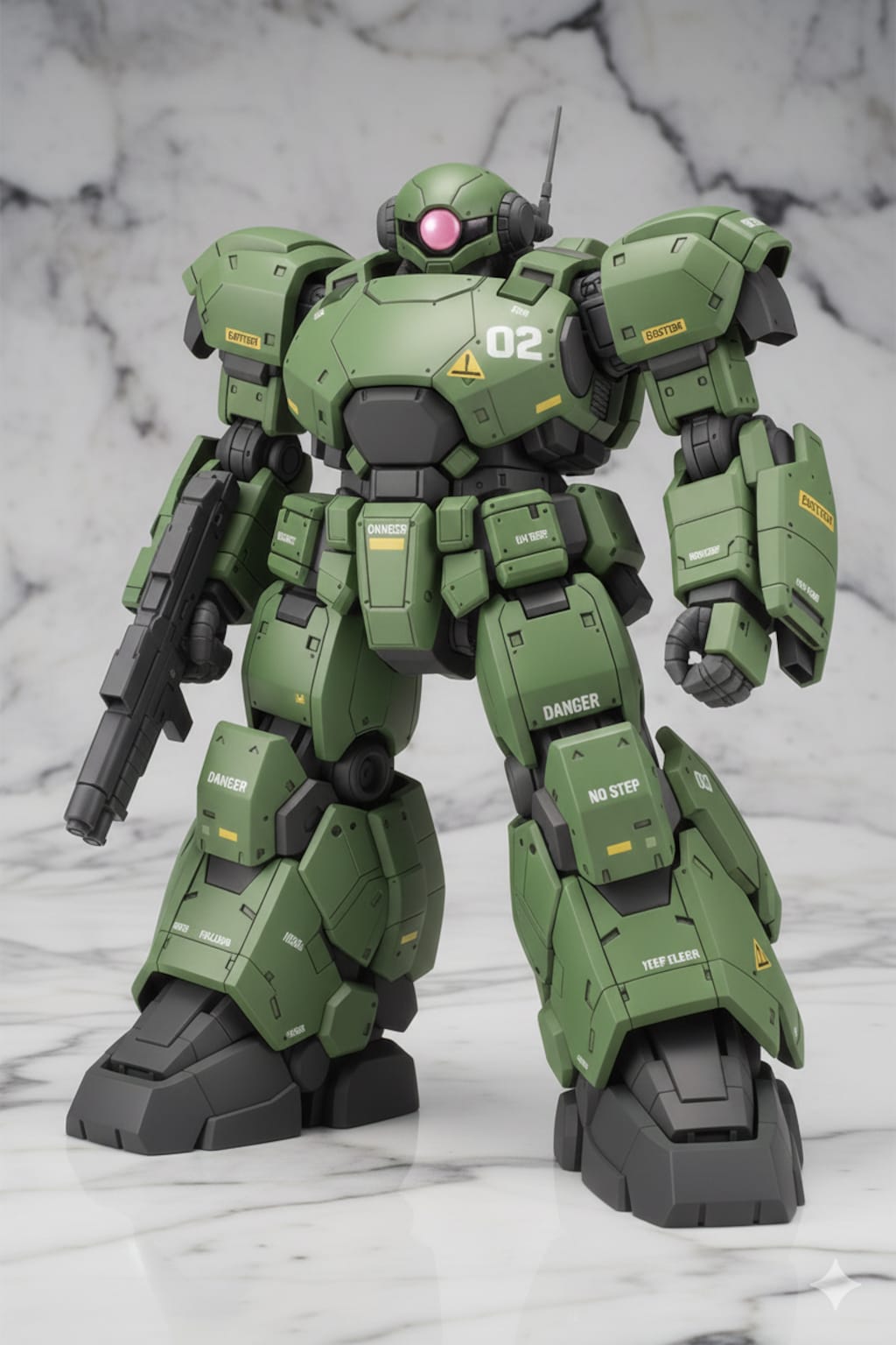 AIガチャ戦機　量産機／発展型指揮官機　立ち絵＆フィギア