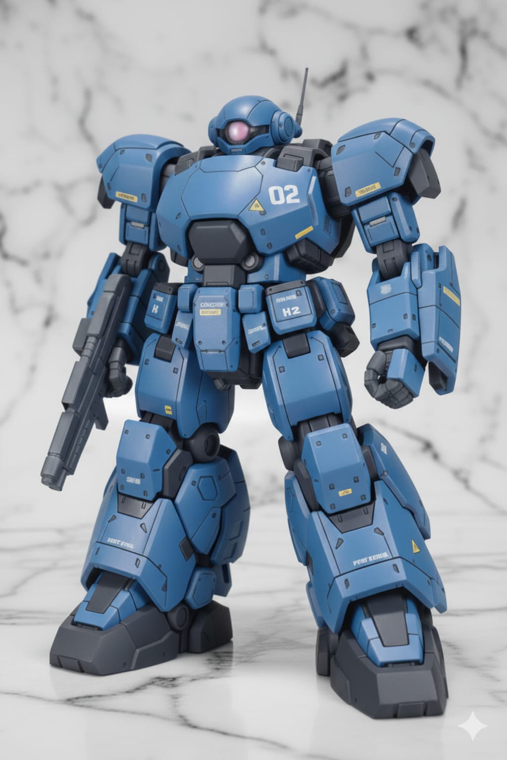 AIガチャ戦機　量産機／発展型指揮官機　立ち絵＆フィギア