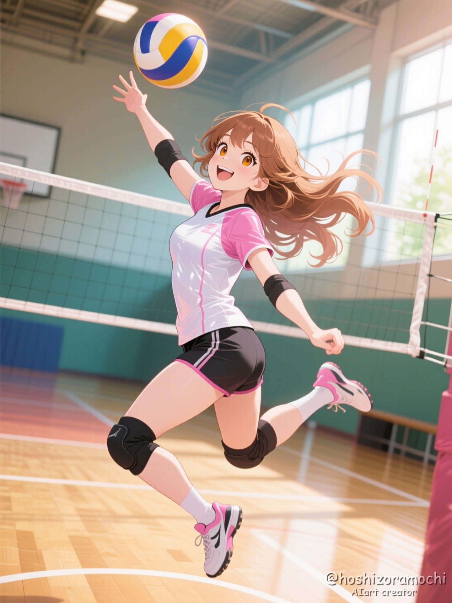 舞い降りる天使のスパイク🏐