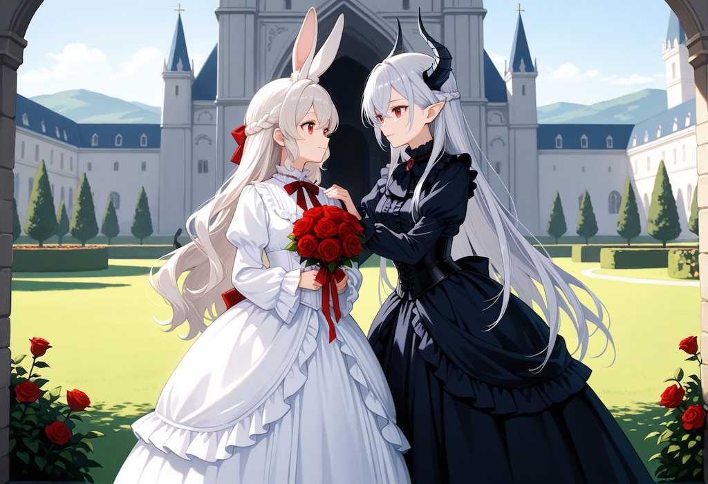 【FA】エリアーヌさんを城に招待する銀髪竜姫さん