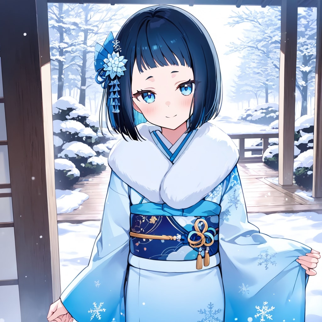 藍雪姫と冬の行列