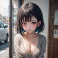 おっぱいロリの谷間 4枚目